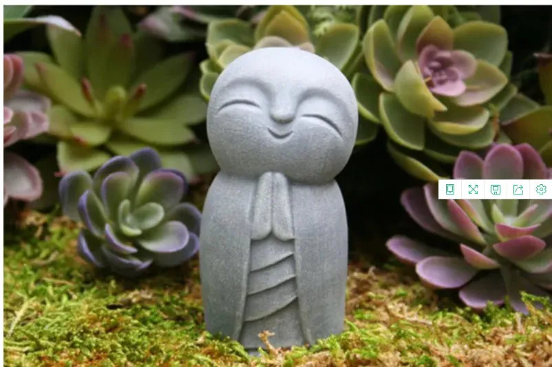 Esprit du Japon Jizo statue japonaise effet pierre