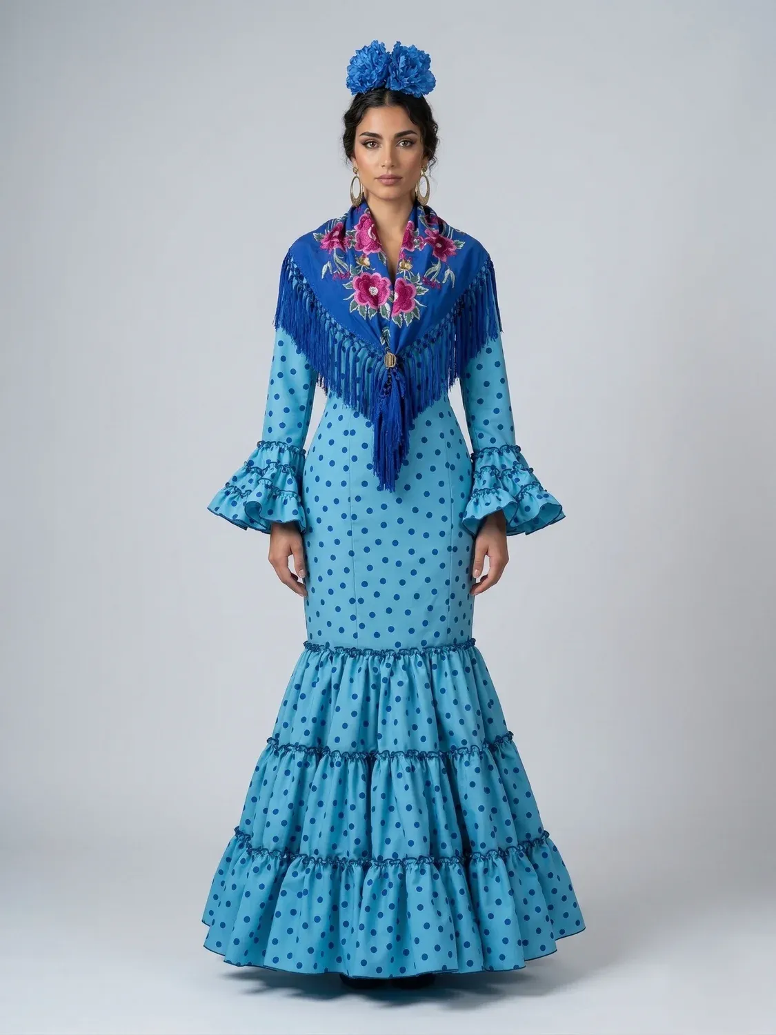 Viva La Feria Vanesa robe flamenco canastero stretch