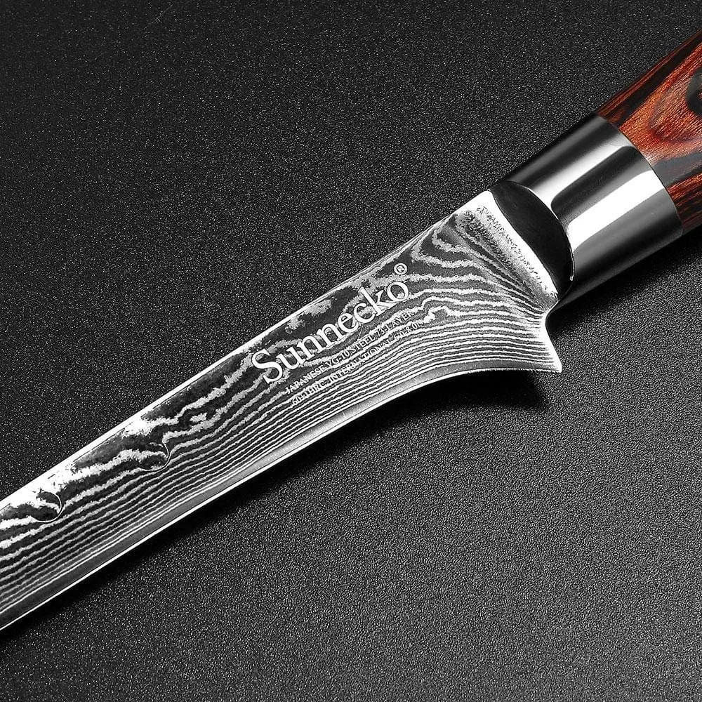 Japon style Damascus Shunbetsu couteau cuisine