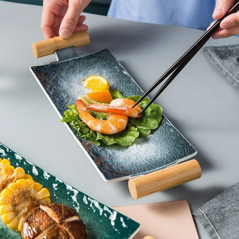 Japon style Serika plat sushi céramique