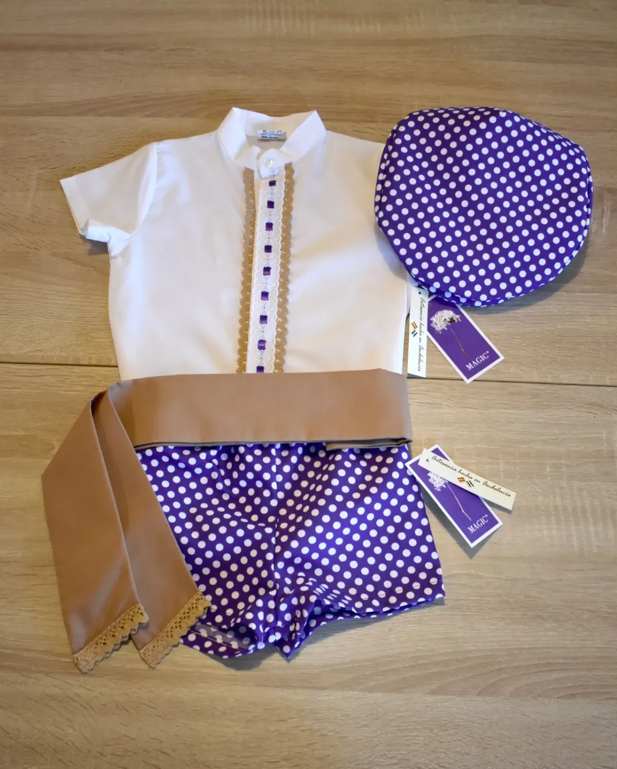 Viva la Feria Mateos costume campero garçon 4 pcs