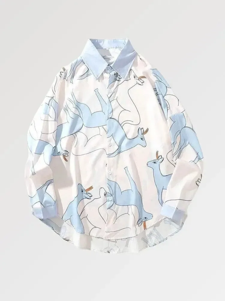 Japon style Sapporo X Chichiro chemise coton oversize