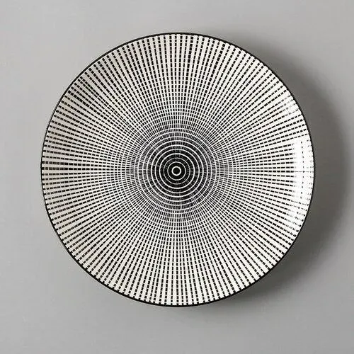 Japon style Shirkane 8 assiette sushi céramique