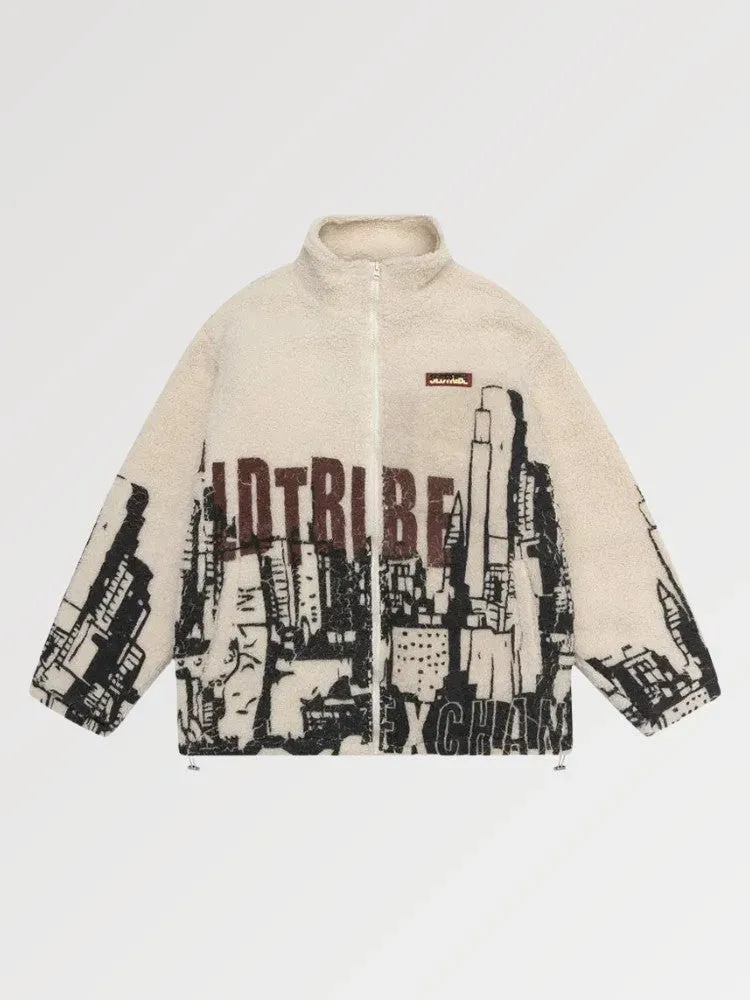 Japon style Veste Jakarta laine urbaine