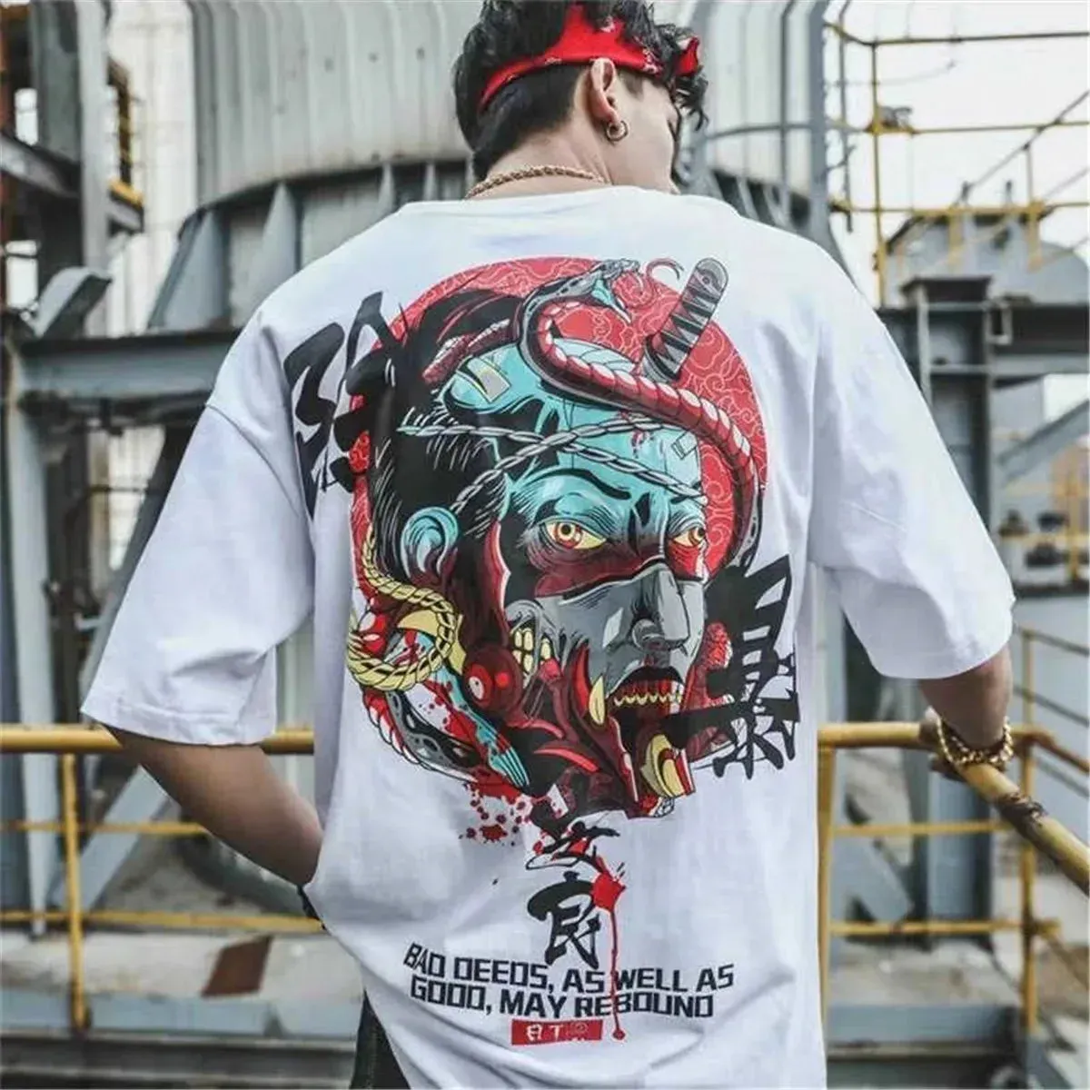 Japon style Tshirt Imprimé Japonais