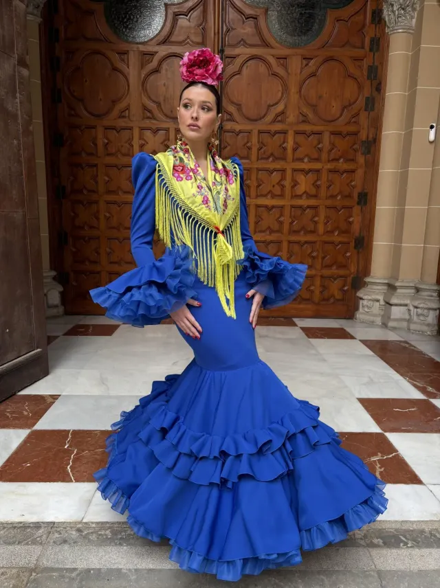 Viva la Feria Luz robe flamenco jupe canastera
