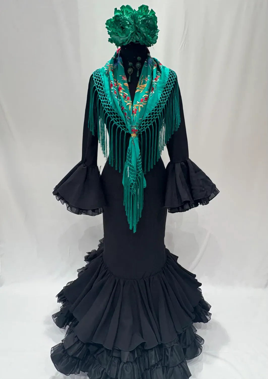 Viva la Feria Cristina robe flamenco noire