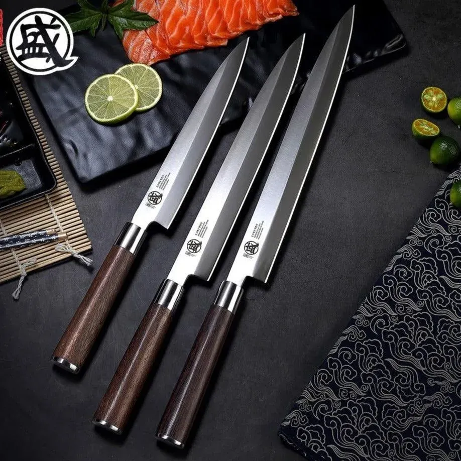 Japon style Sakari Takohiki couteau sashimi acier inox