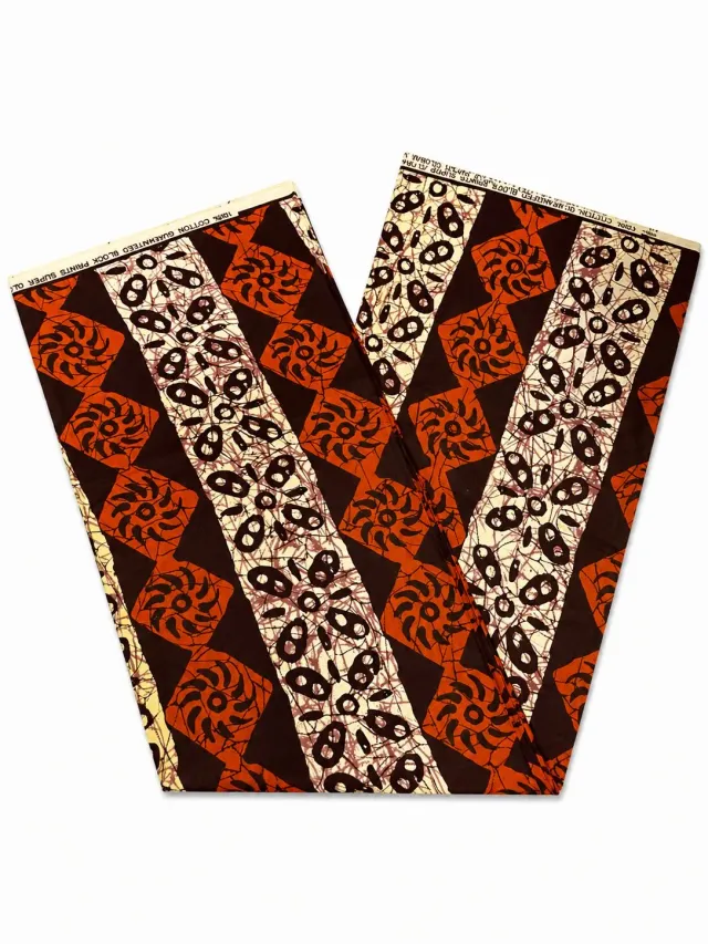 KAVAZI FB-96 tissu coton 6 yards traditionnel