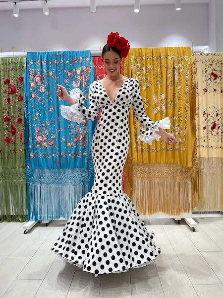 Viva La Feria Real robe flamenca à volant cancan