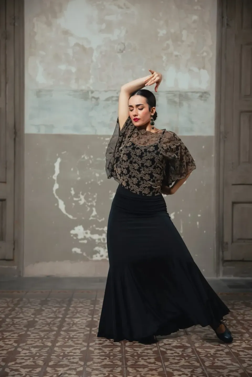 VIVA LA FERIA-MODA FLAMENCA Ogalla jupe flamenco godets