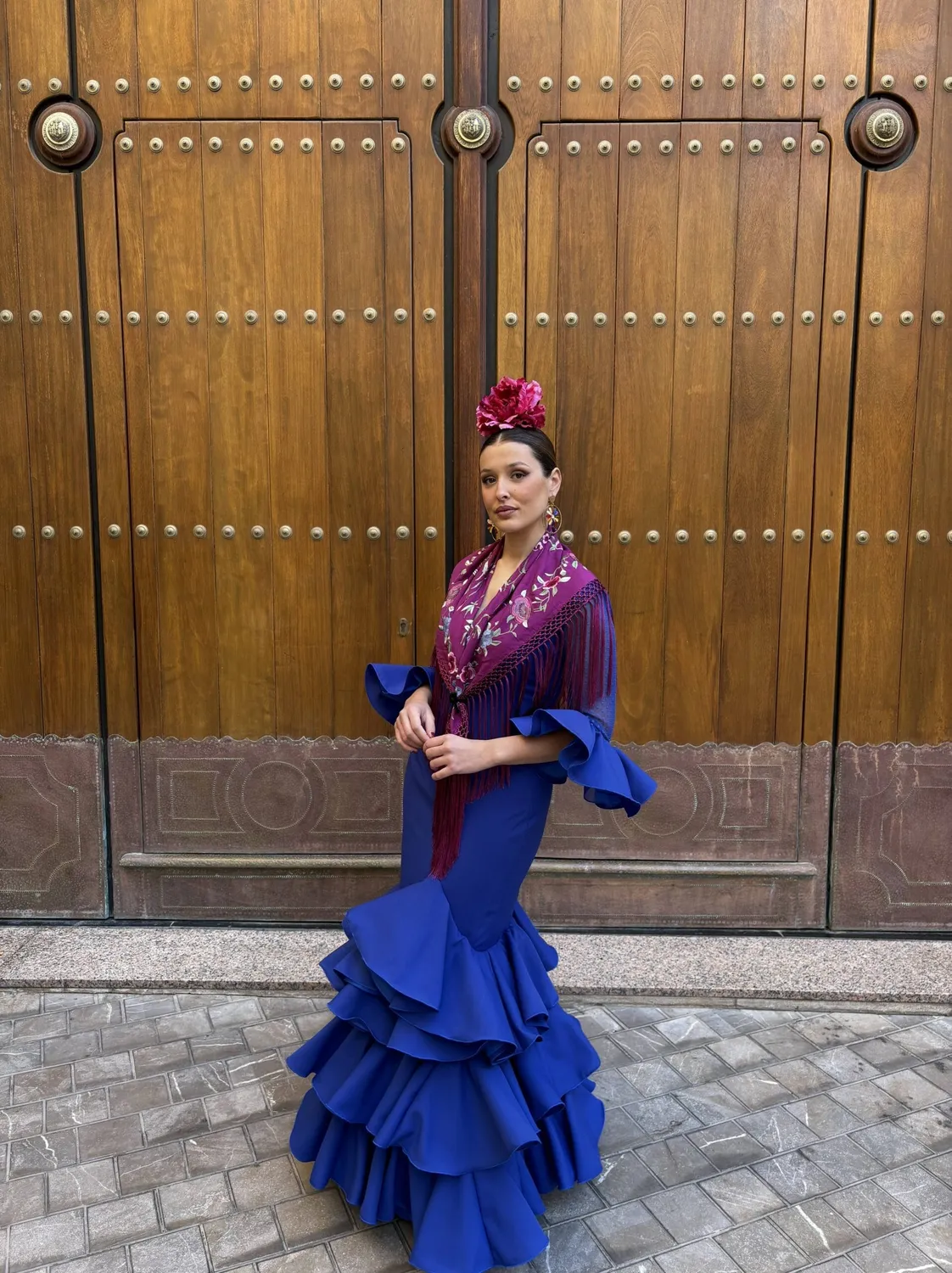 Viva La Feria Corin robe sévillane stretch