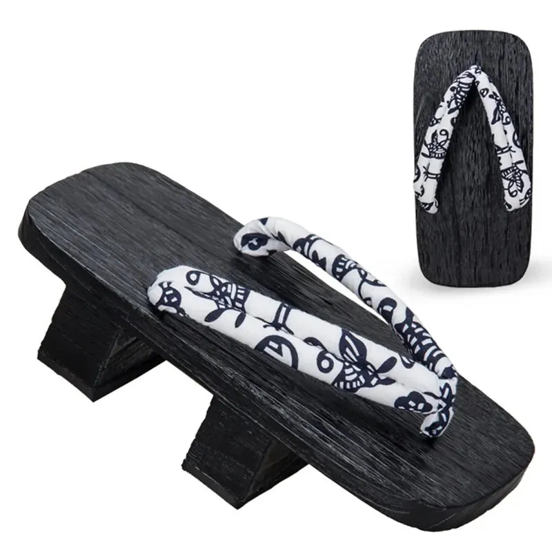 Esprit du Japon Geta japonaise en bois pour homme
