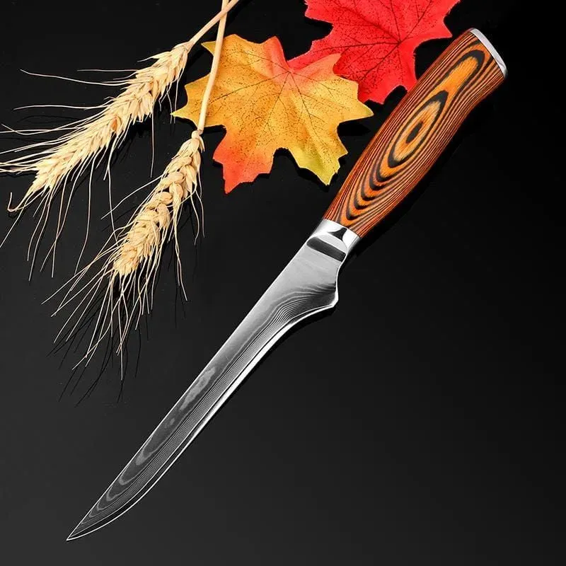 Japon style Knife Maebashi couteau japonais désosseur acier Damas