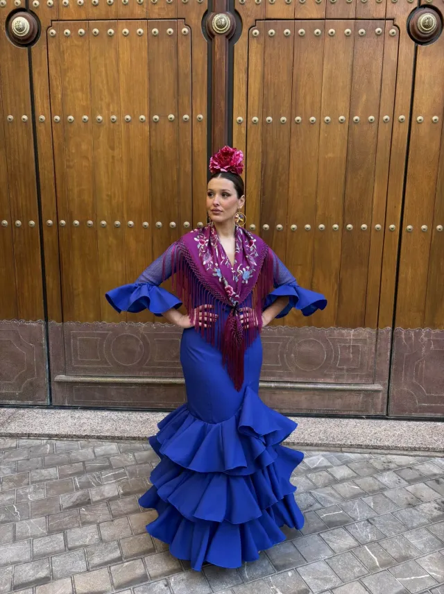 Viva La Feria Corin robe sévillane stretch