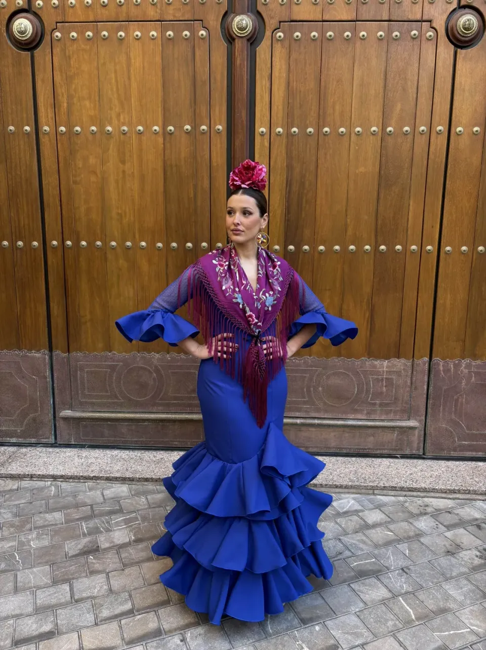 Viva La Feria Corin robe sévillane stretch