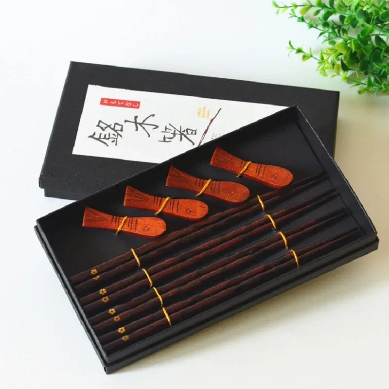 Japon style Coffret Baguette Japonaise baguettes bois