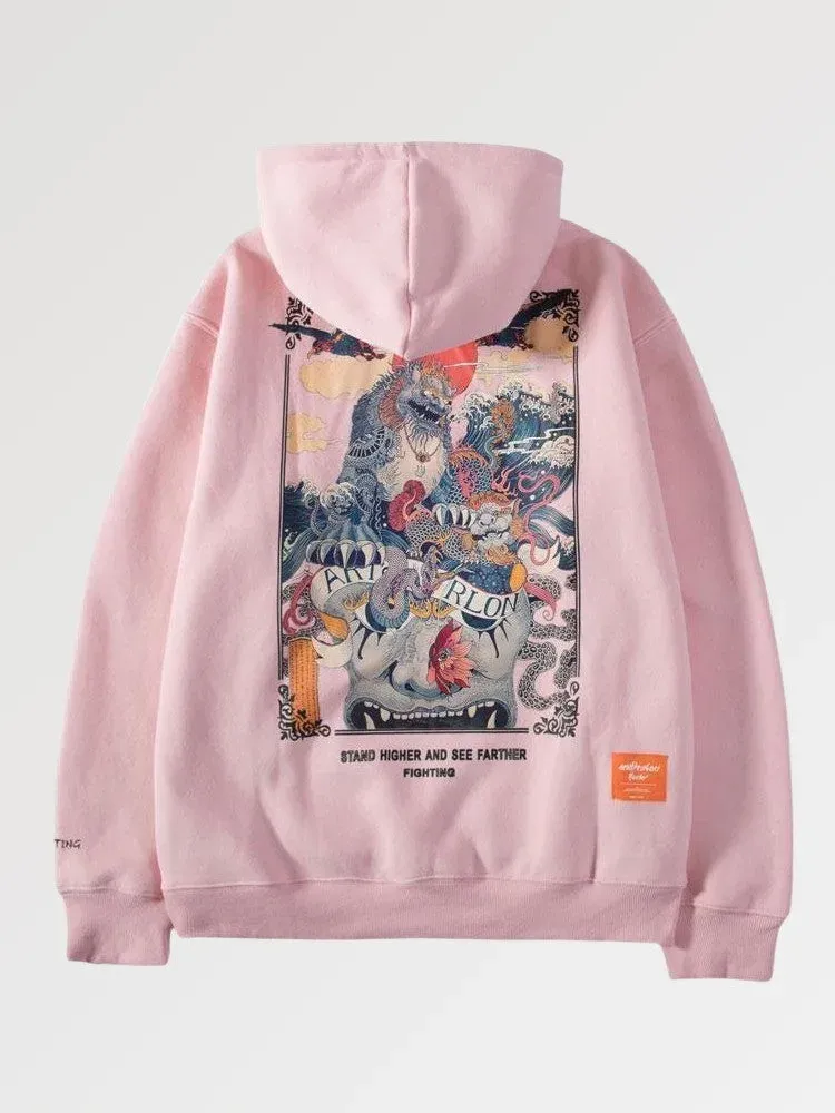 Japon style komaki pull motif japonais