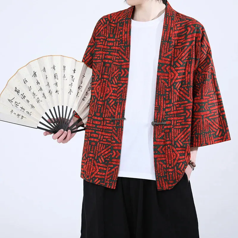 Esprit du Japon veste kimono homme haori motifs