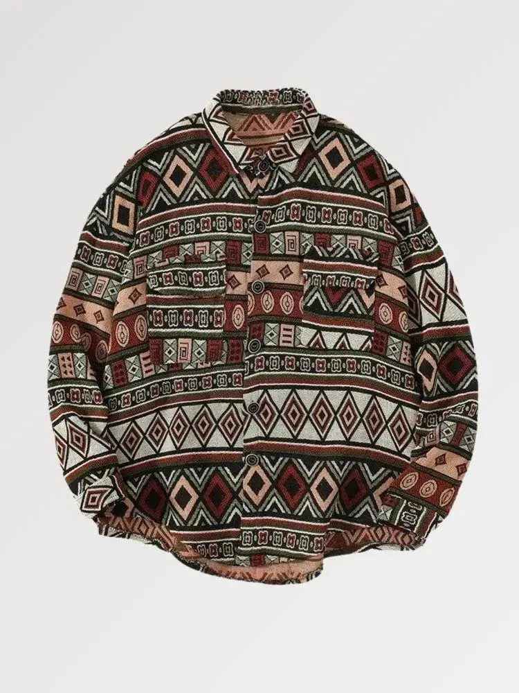 Japon style Misawa Safary chemise flanelle oversize