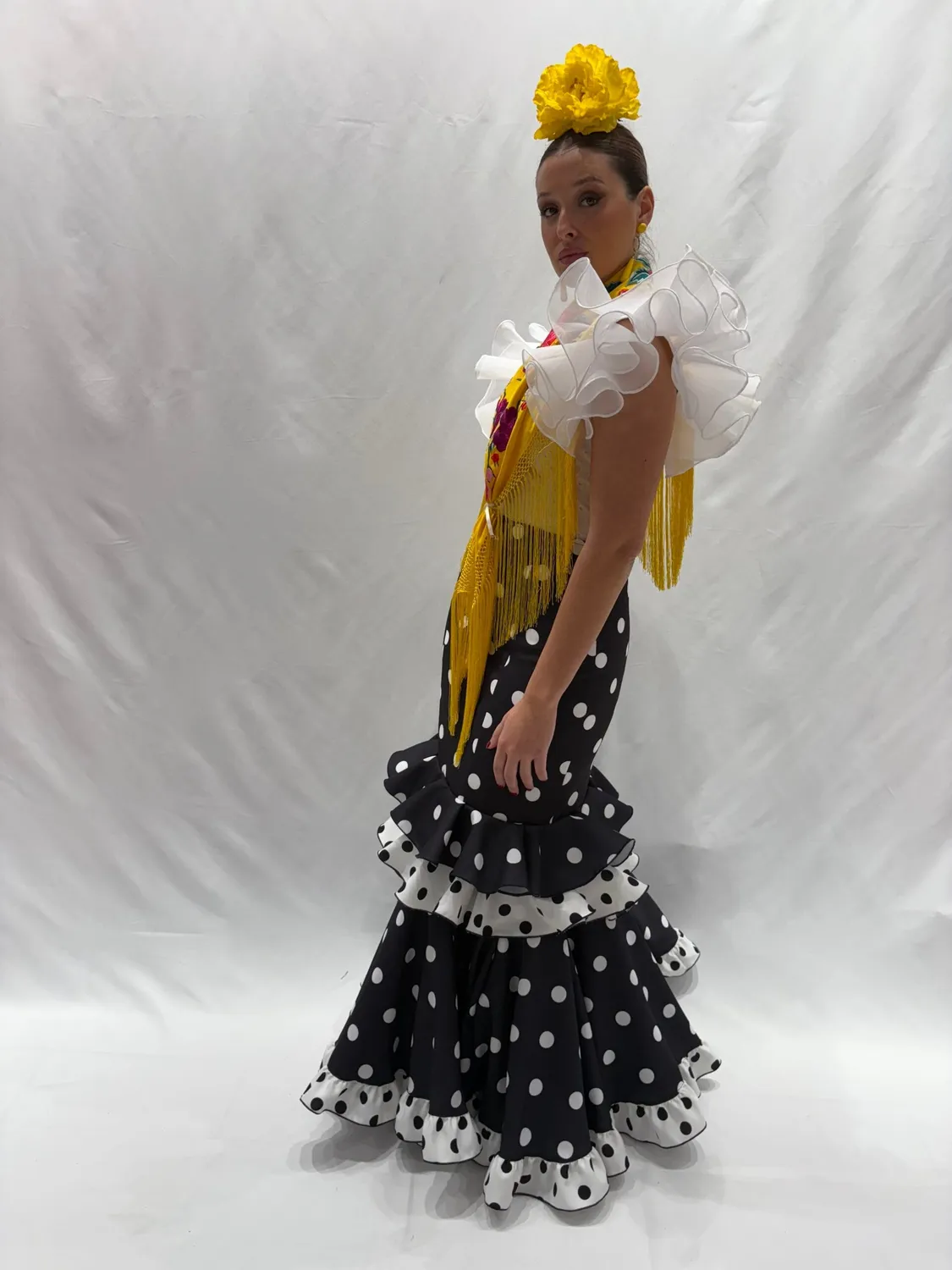 VIVA LA FERIA Soleá jupe gitane à pois