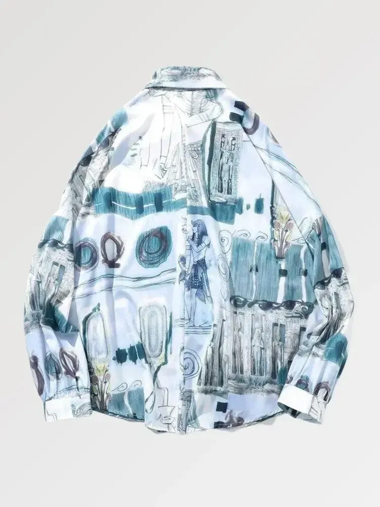 Japon style Nemuro x Pharaon chemise oversize