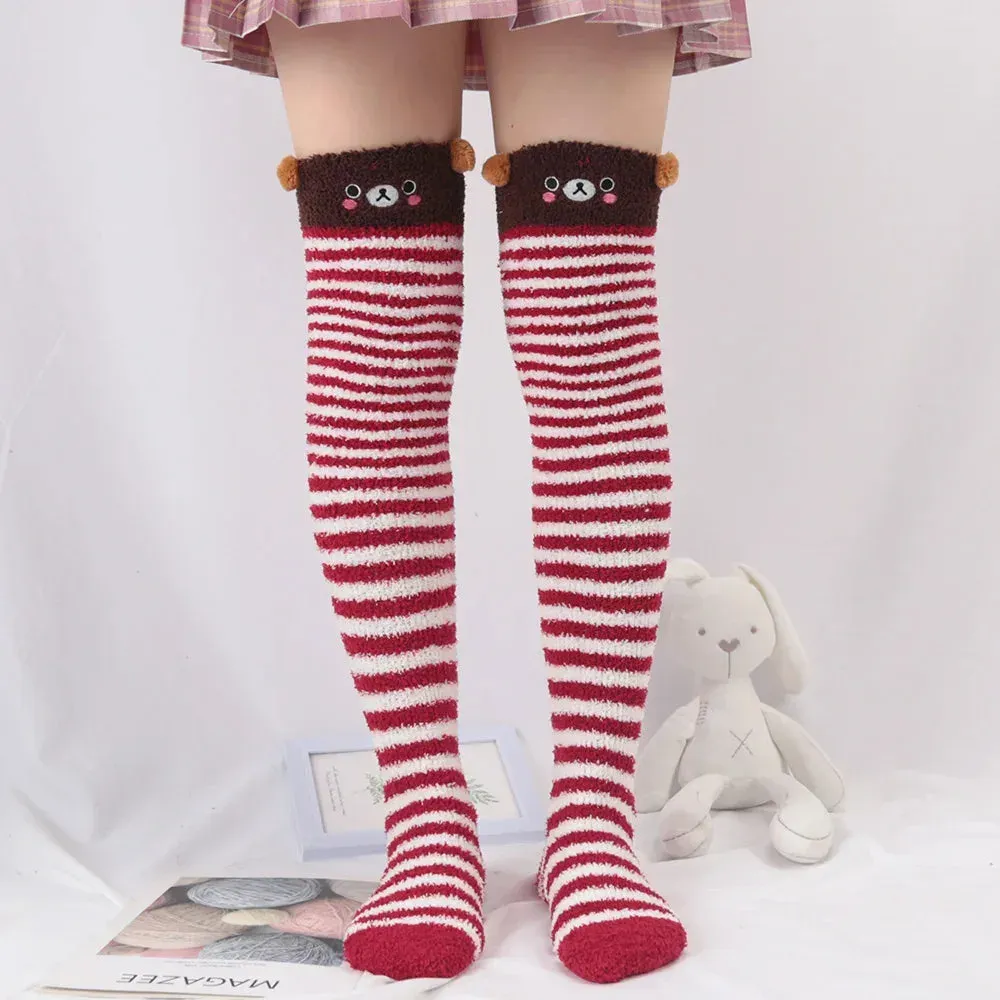 Japon style Kawaii chaussettes hautes fantaisie