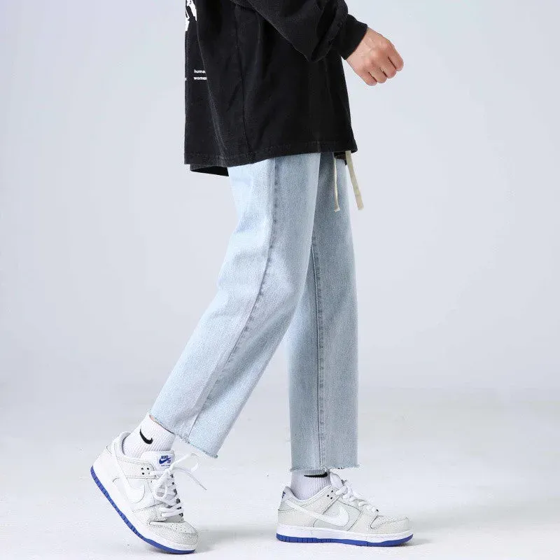 Japon style Yushin jean loose straight denim