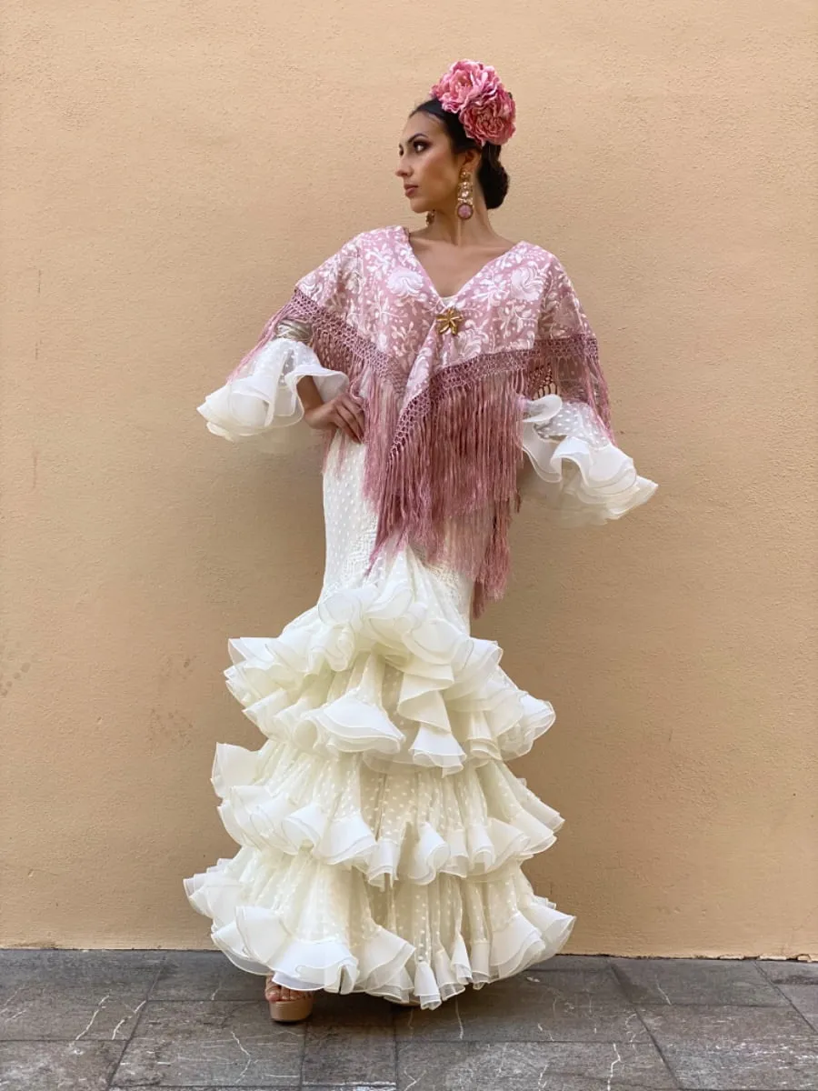 Viva la Feria Guadalupe Corin robe gitane tul plumetis