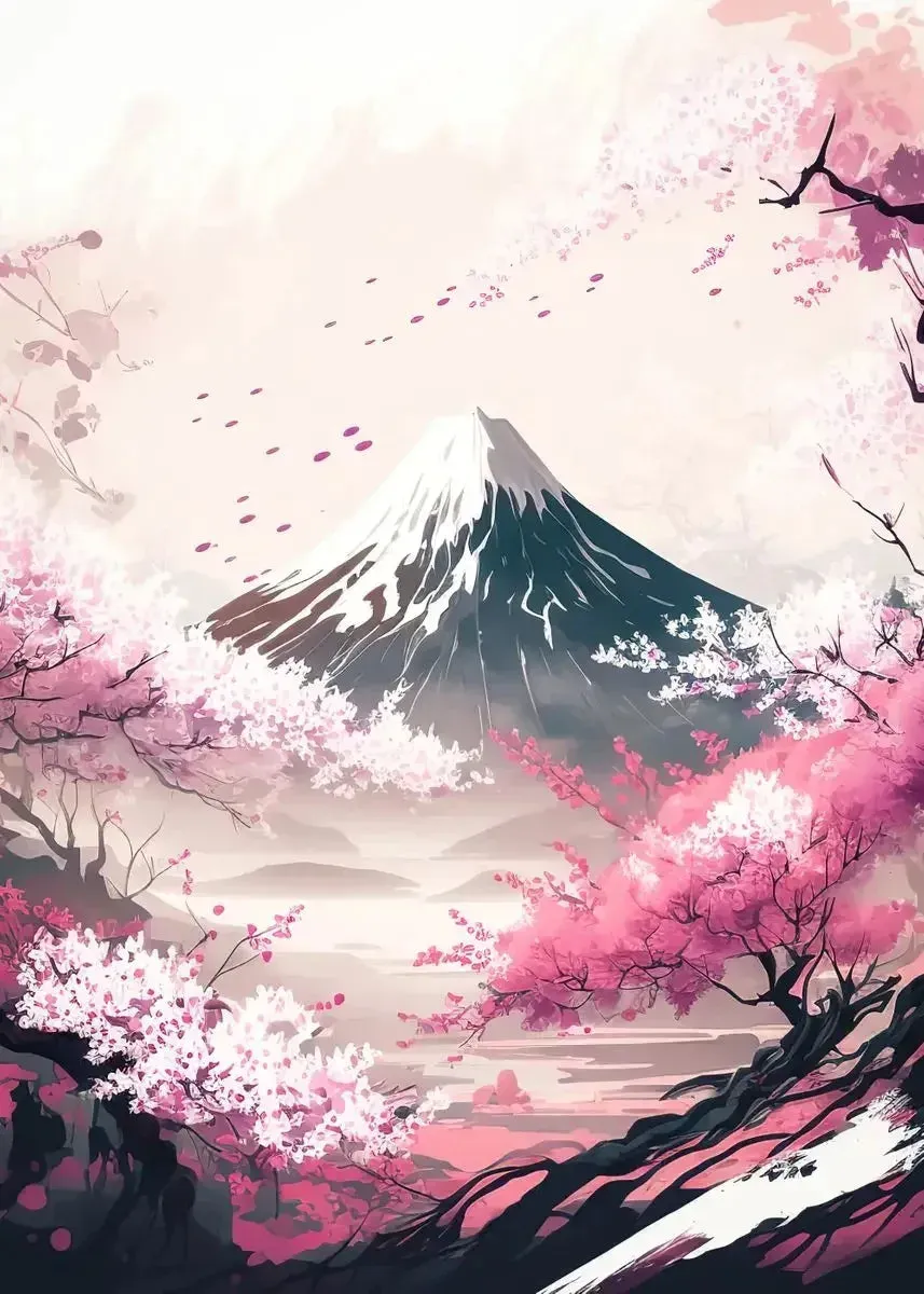 Japon style Tableau Mont Fuji