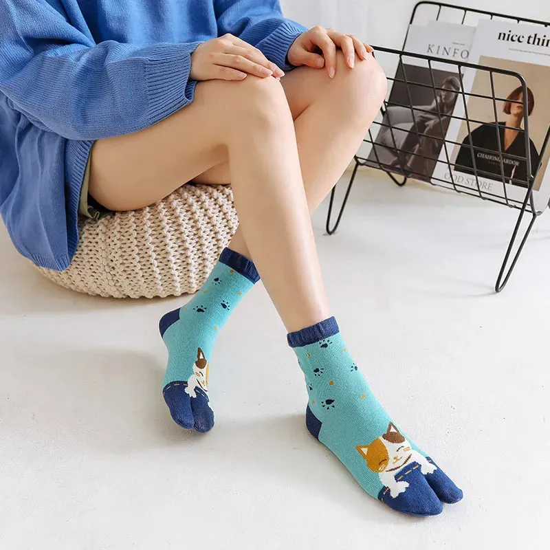 Esprit du Japon Chaussettes Tabi Japonaises Coton