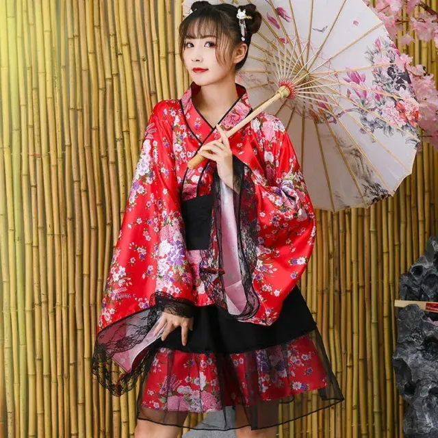 Japon style kimono japonais femme court motifs