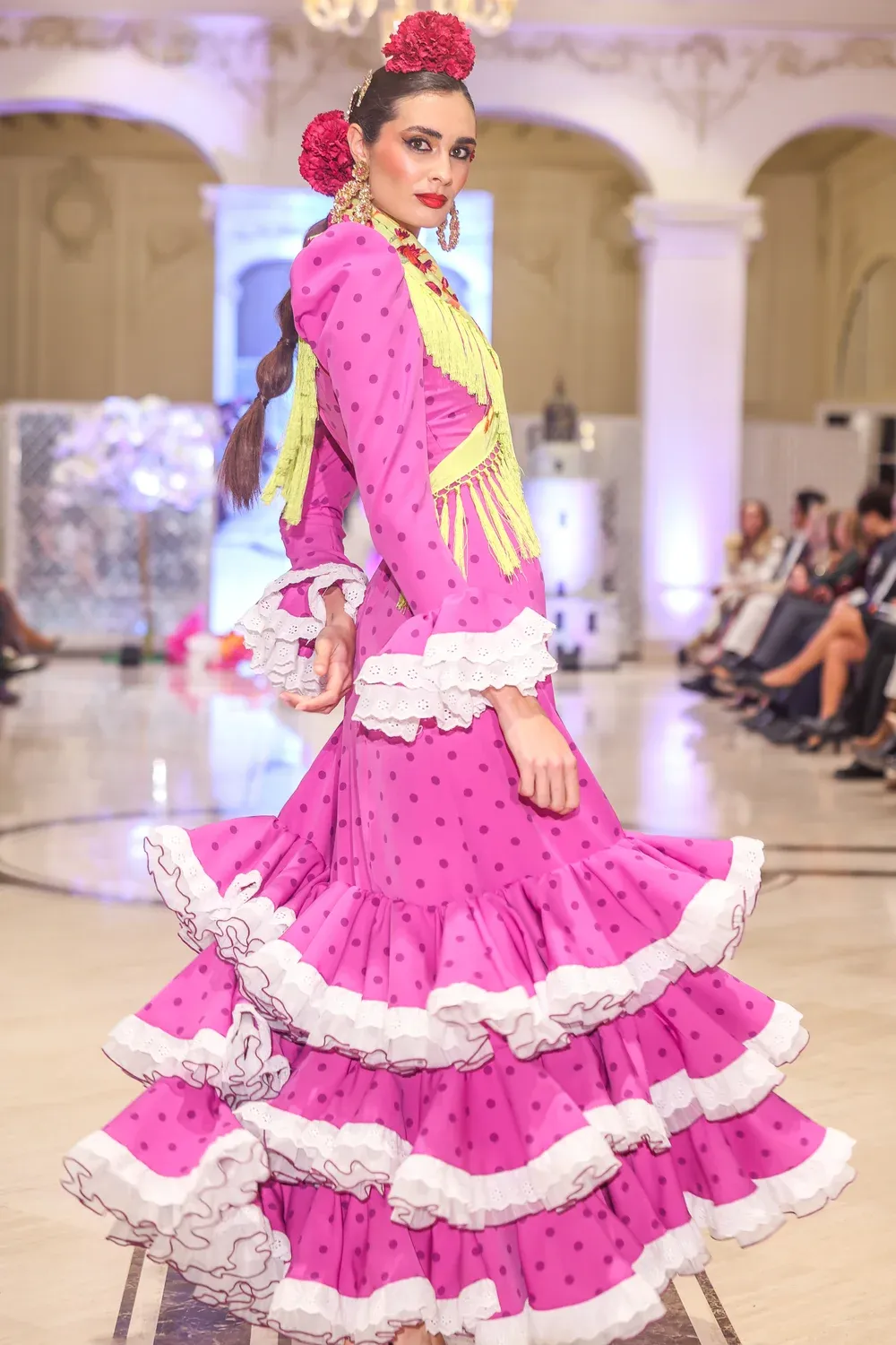 Viva La Feria Triniá robe flamenco à pois