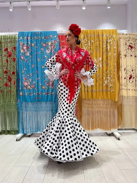 Viva La Feria Real robe flamenca à volant cancan