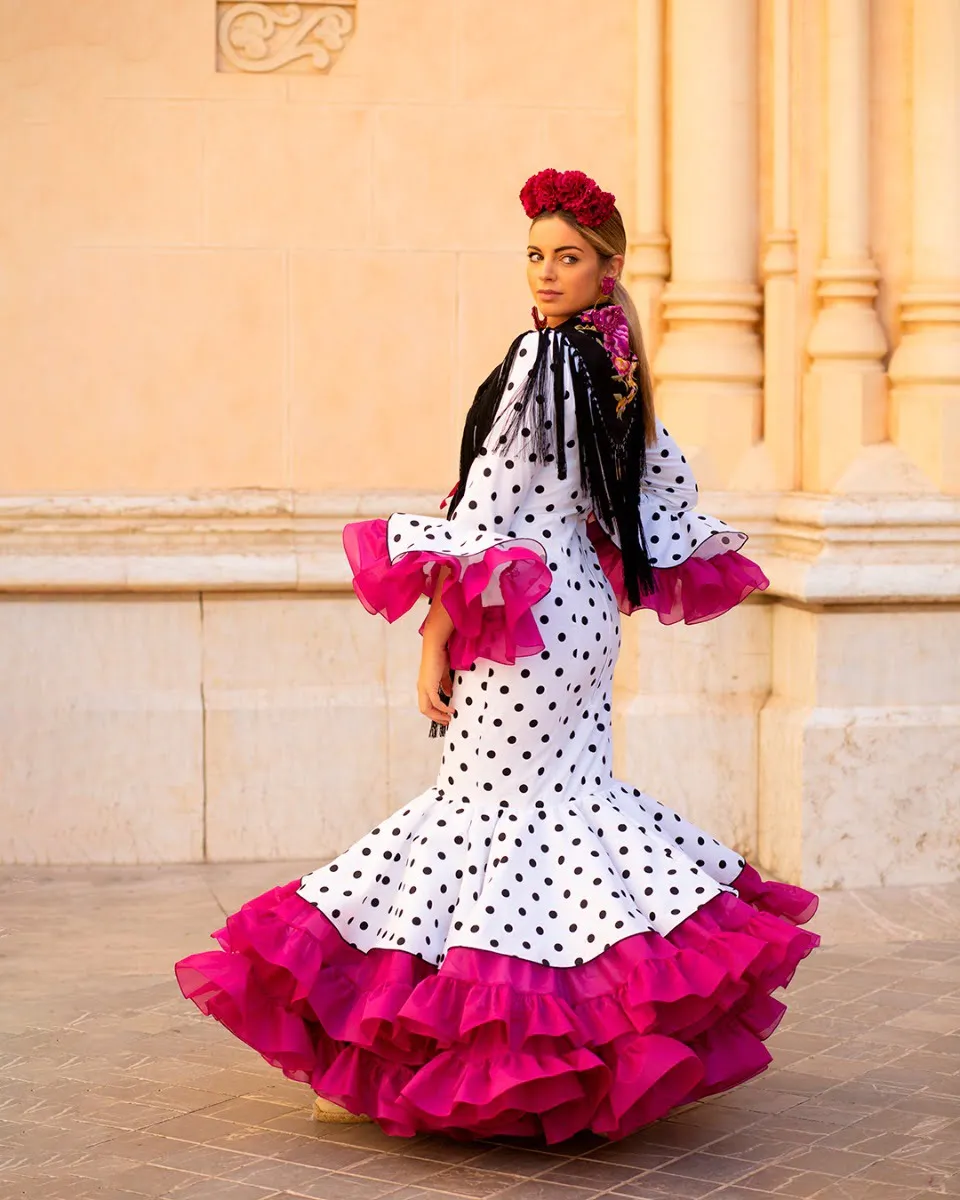 Viva La Feria Palacios robe flamenco