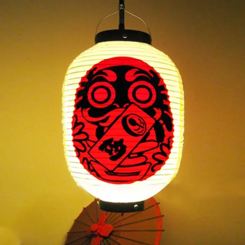 Japon Style Lanterne Japonaise Rouge Ambiance Chaude
