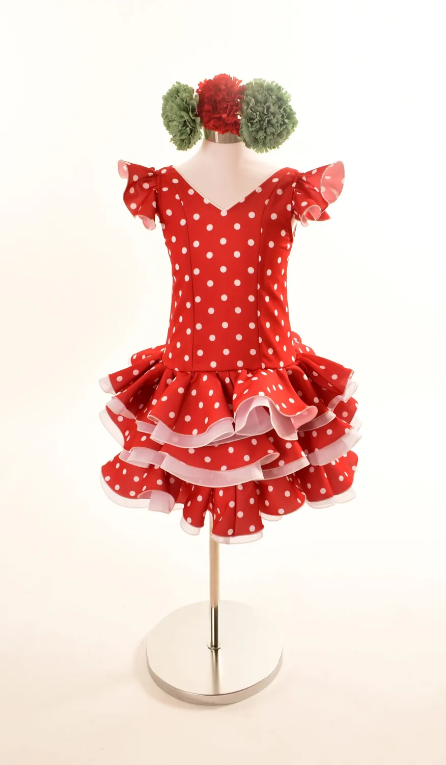 Viva la Feria Clara robe flamenca fille courte popeline