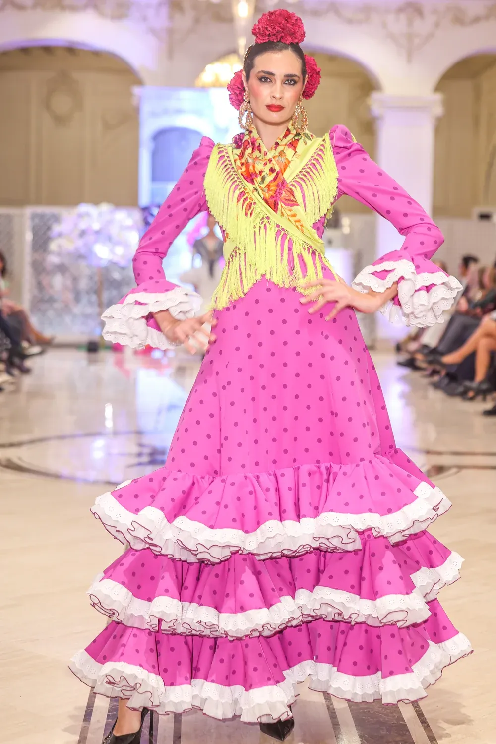 Viva La Feria Triniá robe flamenco à pois