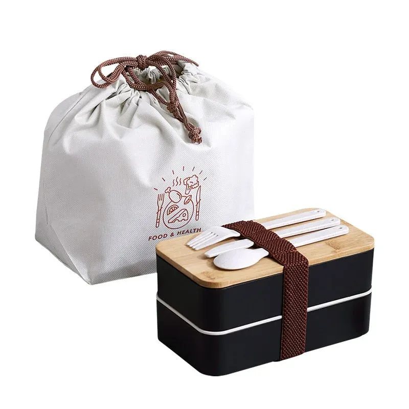 Japon style boîte bento bois lunch box