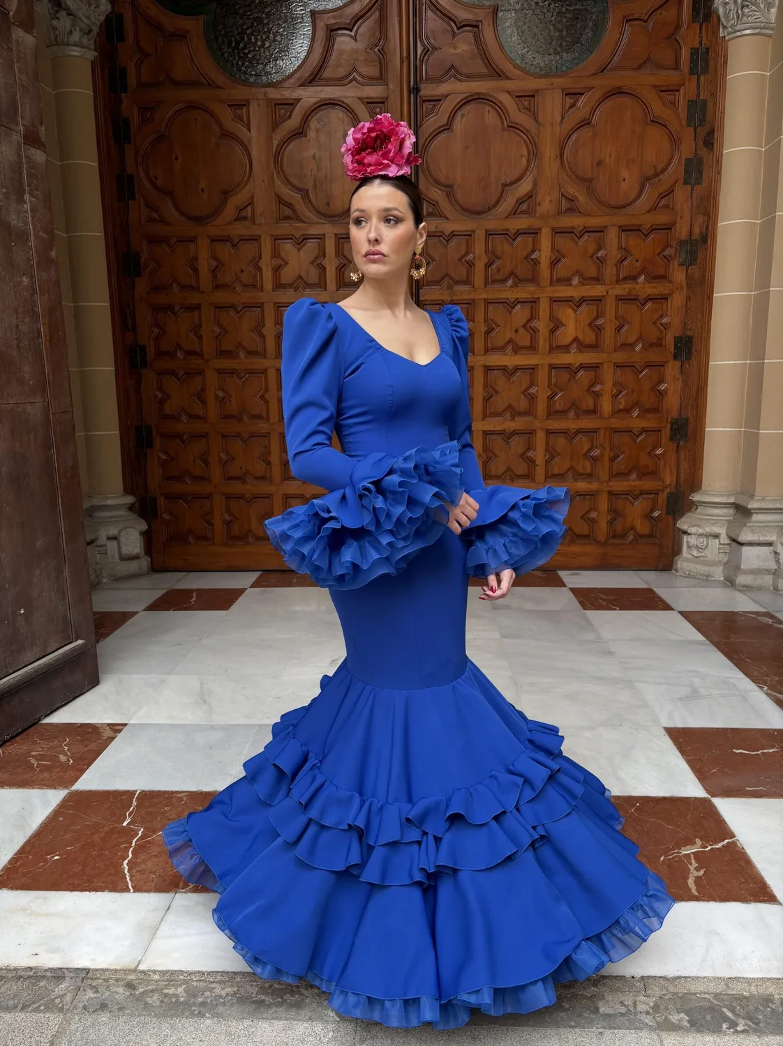 Viva la Feria Luz robe flamenco jupe canastera