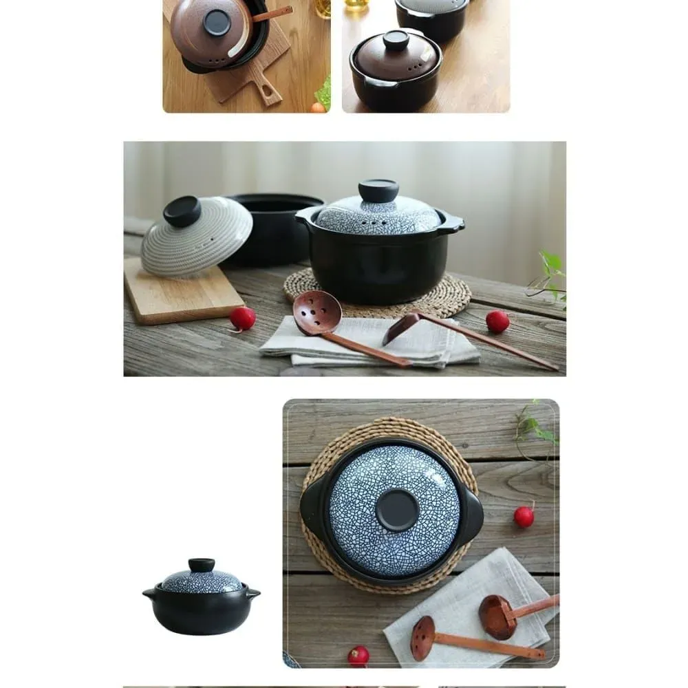 Japon style Kuro casserole mijotée céramique