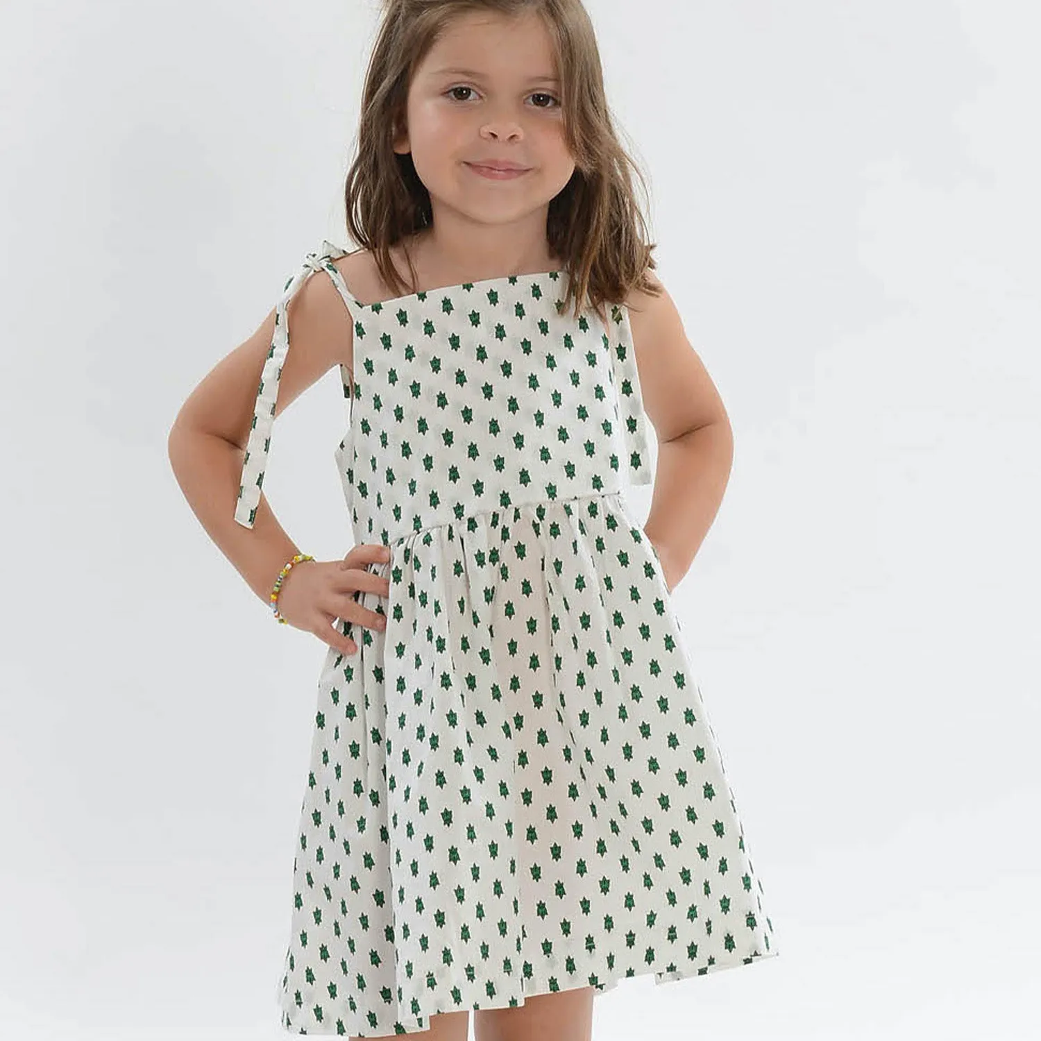 Mistral Calanque Mosca robe popeline coton fillette