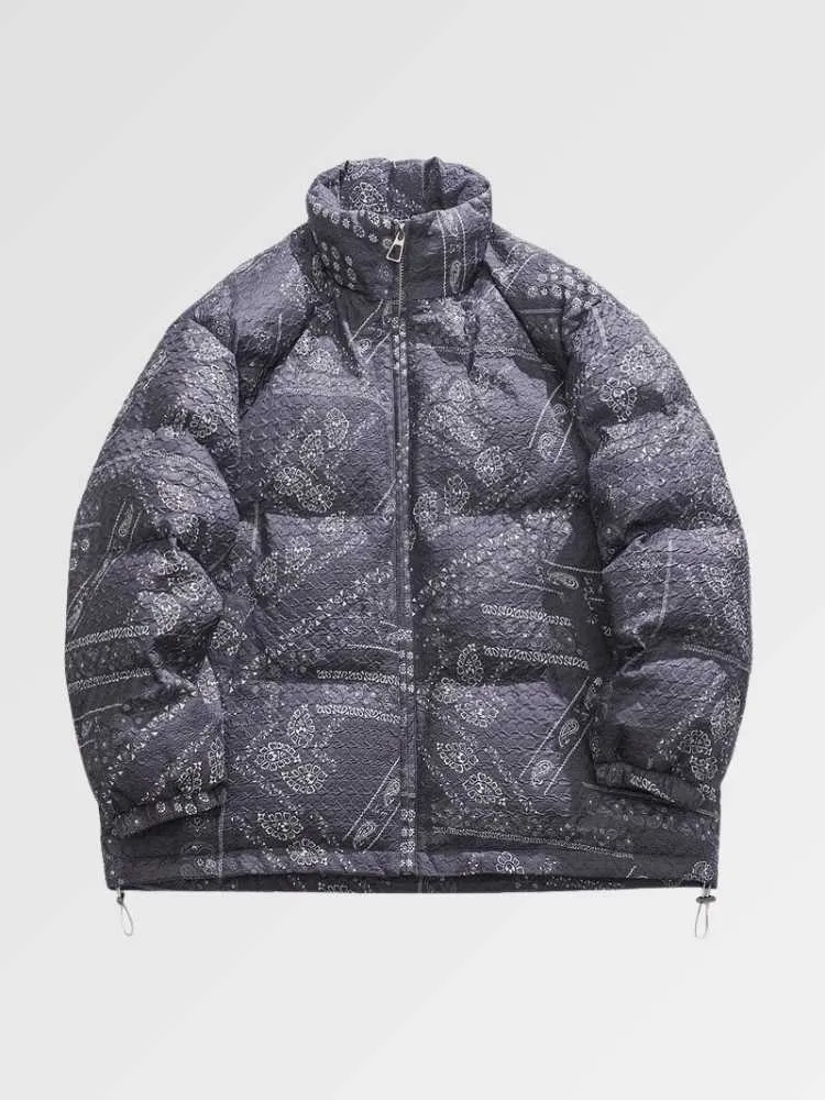 Japon style Doudoune Oversize Streetwear ‘kt611’ doudoune brodée