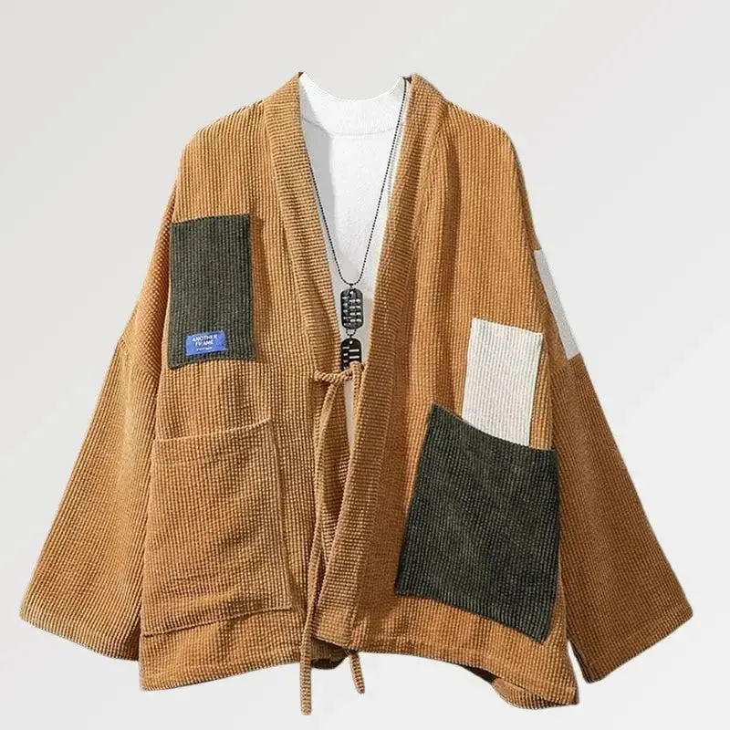 Japon style Akidori kimono velours brodé