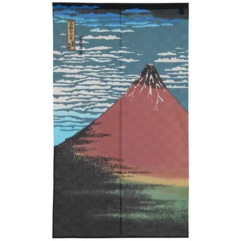 Japon style Noren Vintage Mont Fuji rideau japonais