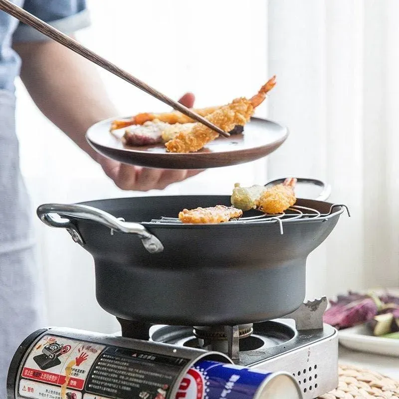 Japon style Teshio faitout tempura inox