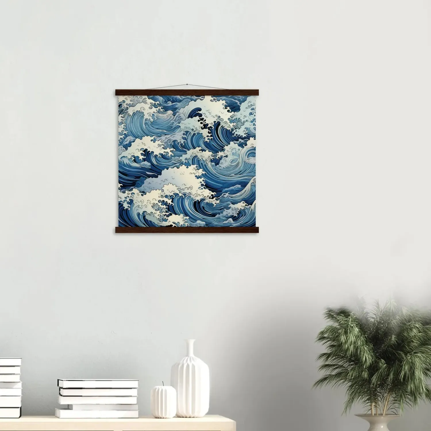 Japon style Fukeino tableau vague Japon