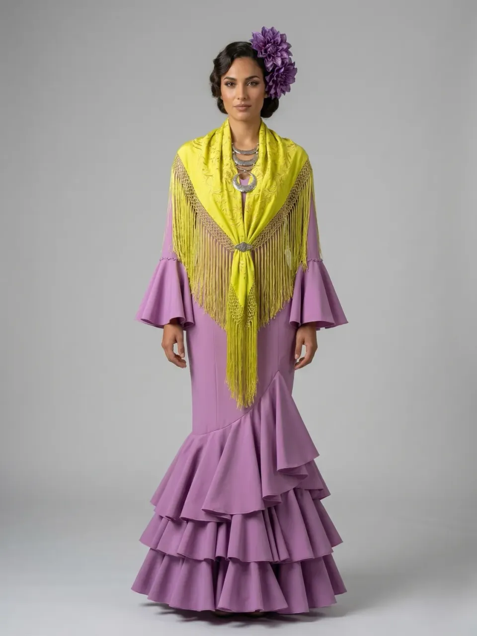 VIVA LA FERIA robe flamenca stretch
