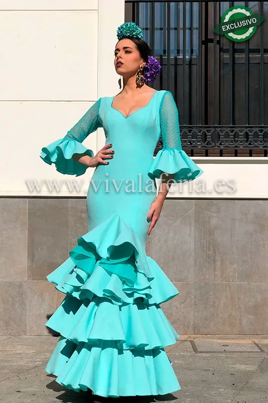 Viva La Feria Corin robe sévillane stretch
