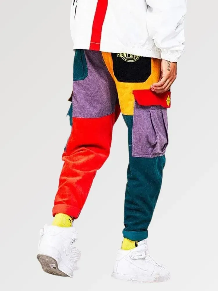 Japon style Colorbind pantalon cargo décontracté